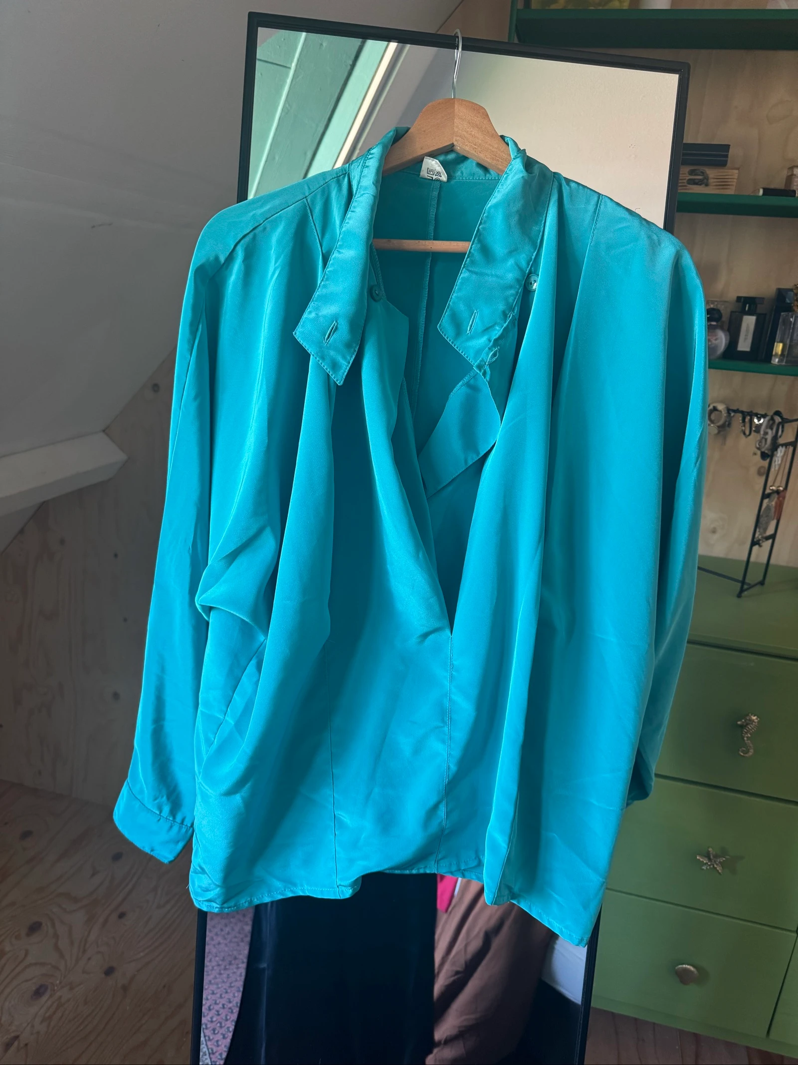 Blusa vintage turquesa – photo 5